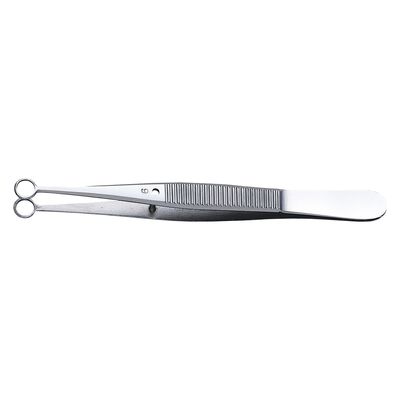 松吉医科器械 マツヨシ リングピンセット φ6mmMY-9223L 処置器具 穴あき MY-9223L (100MM) 1個（直送品）