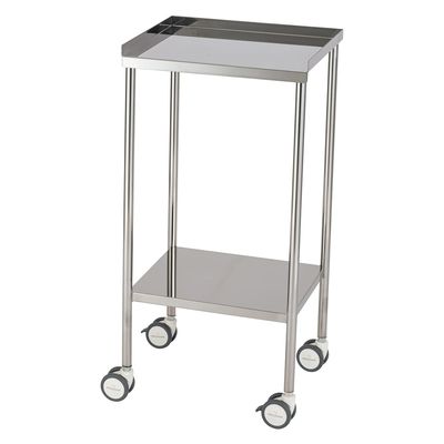 【軒先渡し】松吉医科器械 マツヨシサイレントカート(ハイタイプ) 三方枠付 回診車 SWG-AH02(450X370X925 1台（直送品）