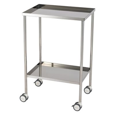 【軒先渡し】松吉医科器械 マツヨシサイレントカート(ハイタイプ) 四方枠付 回診車 SWG-AH04(600X450X925 1台（直送品）