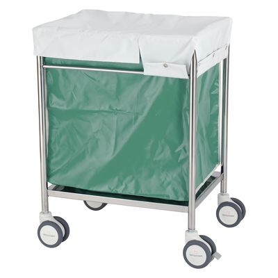 【軒先渡し】松吉医科器械 マツヨシ 蓋付きランドリーカートS MY-WC04S MY-WC04S(586X436X805 1台（直送品）