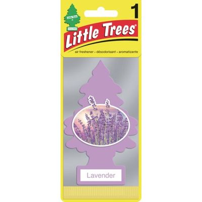 カーフレッシュ社 リトルツリーズ LT エアーフレッシュナー 1P ー Lavender(ラベンダー) LT038 1枚 671-4663（直送品）