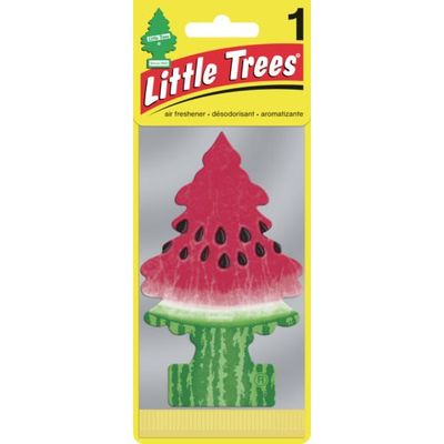 カーフレッシュ社 リトルツリーズ エアーフレッシュナー 1P ー Watermelon(ウォーターメロン) LT040 1枚（直送品）