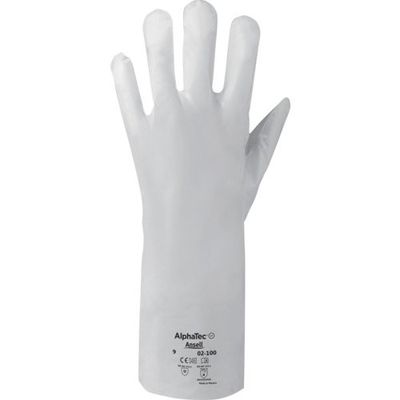 アンセル・ヘルスケア・ジャパン Ansell 耐溶剤作業手袋 アルファテック 02ー100 XS 02-100-6 1双 658-4994（直送品）