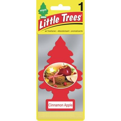 カーフレッシュ社 リトルツリーズ LT エアーフレッシュナー 1P ー Cinnamon Apple(シナモンアップル) LT036 1枚（直送品）
