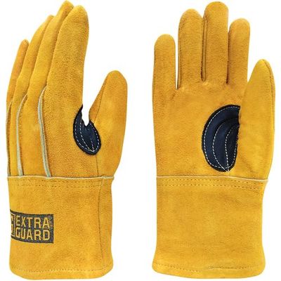 東和コーポレーション トワロン 牛床革手袋 EXTRAGUARD EGー012 TAKIBI 5本指 S EG-012-S 1双（直送品）