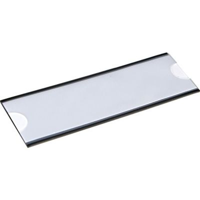 トラスコ中山 TRUSCO マグネット式見出しプレート 40X110 黒 10枚入 MGP-40X110-BK 1パック(10枚)（直送品）