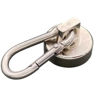 東京パーツセンター ラクテム 強力マグネット カラビナフック型 φ25 ゴム付 MHMK25 1個 603-8320（直送品）