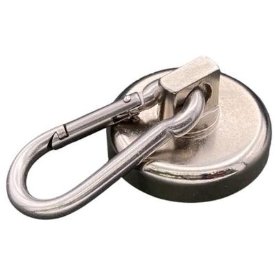 東京パーツセンター ラクテム 強力マグネット カラビナフック型 φ32 ゴム付 MHMK32 1個 603-7806（直送品）