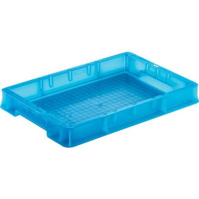 DICプラスチック DIC エコシリーズF型コンテナFー4 外寸:W424×D291×H56 クリアブルー F-4 ECO CBL 1個（直送品）
