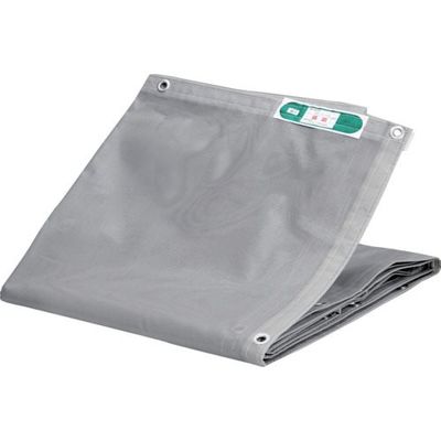 トラスコ中山 TRUSCO 防炎2類 防炎メッシュシートエコノミー 1.8mX5.4m グレー BM1854-GY 1枚 666-1439（直送品）