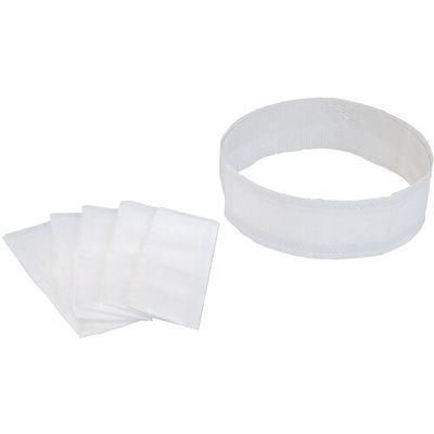 橋本クロス 橋本 HC汗取りバンド ホワイト フリーサイズ 100枚入/箱 SAB100 1箱(100枚) 683-9677（直送品）