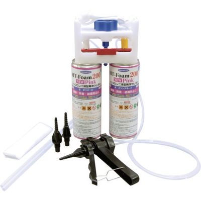 ヘルメチック 発泡ウレタン HT―Foam200NEW Pink 800ml HT-FOAM200NEWPK800 1個 683-9909（直送品）