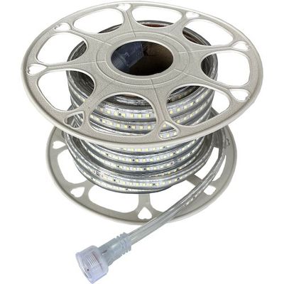 富士倉 両面発光10M LEDロープライト 白 増設用 FRL-10GW-W 1巻 554-5598（直送品）