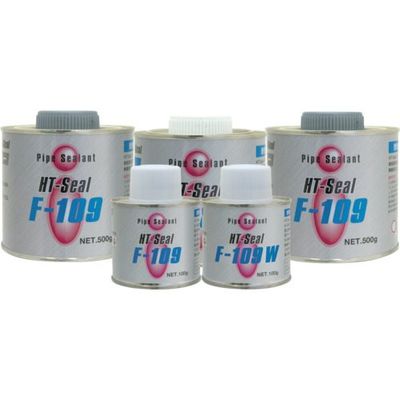 ヘルメチック 配管用シール剤 Fー109W(ホワイト) 100g F-109W100 1個 683-5676（直送品）