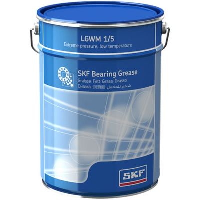 SKF 軸受用グリース 極圧・低温用 LGWM 1 (5kg缶入り) 1/5 1缶 564-4530（直送品）