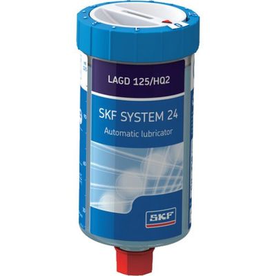SKF SYSTEM24 ガス式自動給油器 LAGD125/HQ2 モーター用グリース 125CC LAGD 125/HQ2 1台(1本)（直送品）