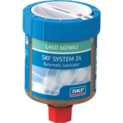 SKF SYSTEM24 ガス式自動給油器 LAGD60/WA2 汎用グリース 60CC LAGD 60/WA2 1台(1本)（直送品）