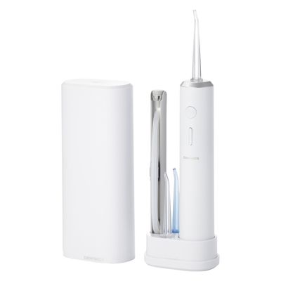 ジェットウォッシャー 口腔洗浄器 タンクレス 防水 IPX7 充電式 小型 軽量 白 HC-JF01WH エレコム 1個（直送品）