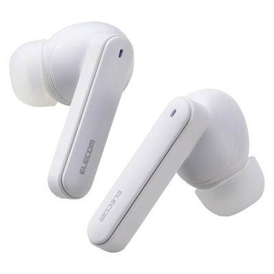ワイヤレスイヤホン Bluetooth 無線 ノイズキャンセリング LDAC対応 ホワイト LBT-TWS18WH エレコム 1個（直送品）