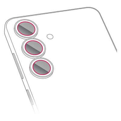 Galaxy S25 SC-51F レンズカバー カメラ保護 フィルム 高透明 抗菌 PM-G251FLLFG エレコム 1個（直送品）