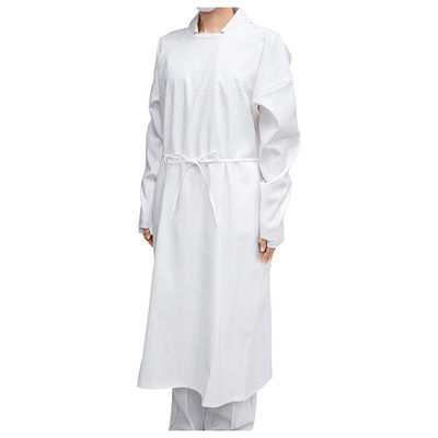 サラヤ サラヤリユースガウン 親指フック式 袖付き 300回再生使用可能 医療病院 50964 1箱(10枚入)（直送品）