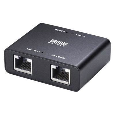サンワサプライ  スイッチングハブ（USB Type-C給電・3ポート） LAN-GIGAC302BK（直送品）