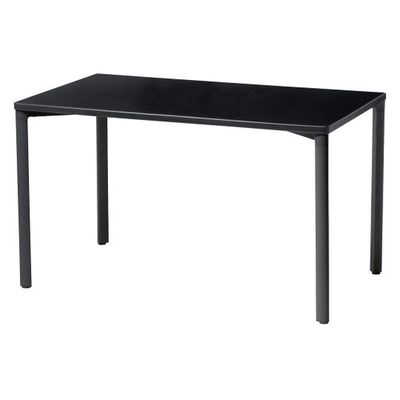 サンワサプライ eテーブル 受注生産品 幅1200×奥行700mm ブラック MEF-12070BK 1台（直送品）