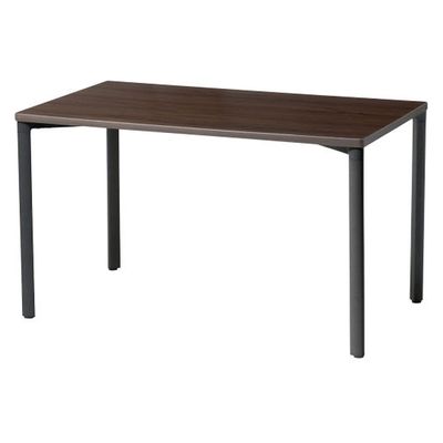 サンワサプライ eテーブル 受注生産品 幅1200×奥行700mm 濃い木目×ブラック MEF-12070M 1台（直送品）