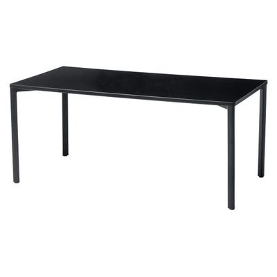 サンワサプライ eテーブル 受注生産品 幅1600×奥行800mm ブラック MEF-16080BK 1台（直送品）