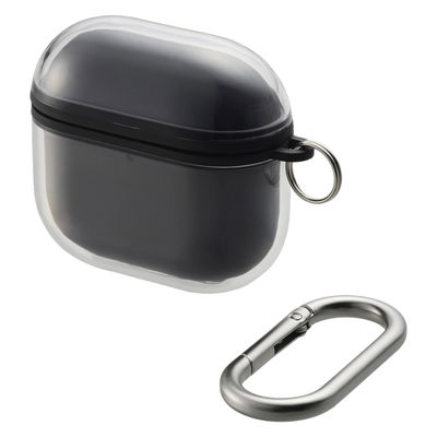 AirPods 4 ケース 用 ソフト カバー 衝撃吸収 落下防止 ブラック AVA-AP06AIR2BK エレコム 1個（直送品）