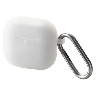 AirPods 4 ケース 用 シリコン カバー 衝撃吸収 落下防止 クリア AVA-AP06SCCR エレコム 1個（直送品）