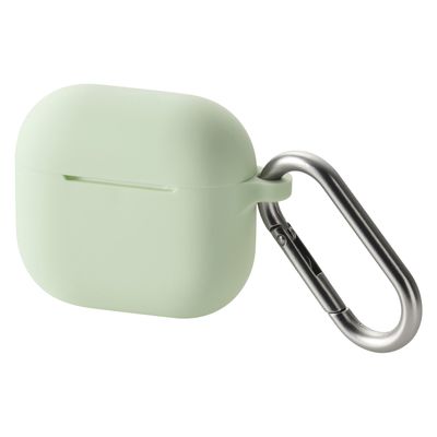 AirPods 4 ケース 用 シリコン カバー 衝撃吸収 落下防止 グリーン AVA-AP06SCGN エレコム 1個（直送品）