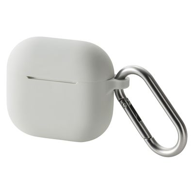 AirPods 4 ケース 用 シリコン カバー 衝撃吸収 落下防止 グレー AVA-AP06SCGY エレコム 1個（直送品）