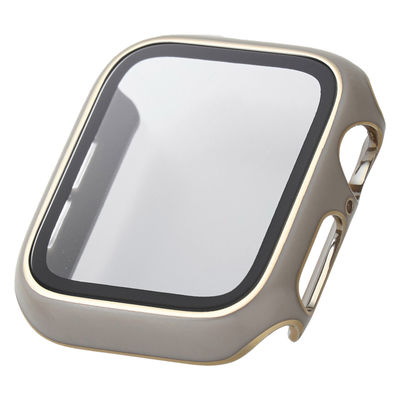 アップルウォッチ フルカバー SE/Series6/5/4[40mm] グレージュ AW-23EFCGJGB エレコム 1個（直送品）