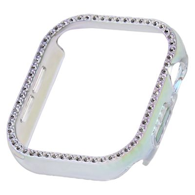 アップルウォッチ カバー Series 10[42mm] バンパー ハード オーロラ AW-24BBPPJACR エレコム 1個（直送品）