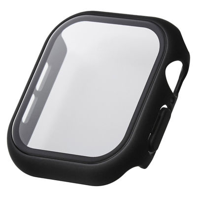 アップルウォッチ カバー Series10[42mm] フルカバー ブラック AW-24BFCGBK エレコム 1個（直送品）