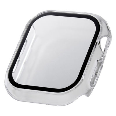 アップルウォッチ カバー Series10[42mm] フルカバー クリア AW-24BFCGCR エレコム 1個（直送品）