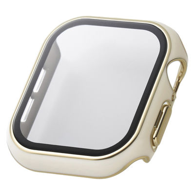 アップルウォッチ カバー Series10[42mm] フルカバー ホワイト AW-24BFCGJWH エレコム 1個（直送品）