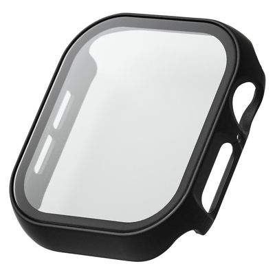 アップルウォッチ カバー Series10[42mm] フルカバー ブラック AW-24BFCGOBK エレコム 1個（直送品）