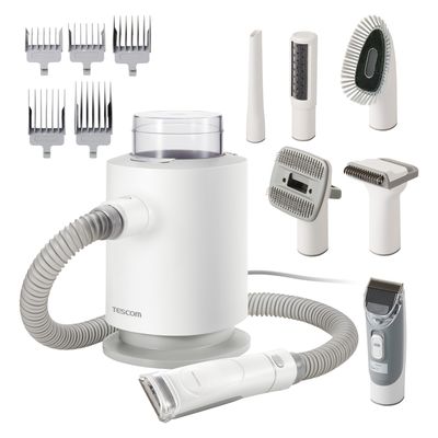 ペット用品 トリミング・グルーミングキット 6in1 3モード 軽量・コンパクト ホワイト テスコム PET-TK01WH 1個（直送品）
