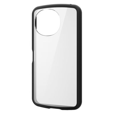 AQUOS sense9 SH-53E ケース ハイブリッド 軽量 ブラック PM-S244TSLFCBK エレコム 1個（直送品）