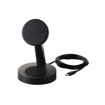 ワイヤレス充電器 Qi認証 Qi2対応 マグネット式 充電スタンド 2in1 同時充電 ブラック W-MS11BK エレコム 1個（直送品）