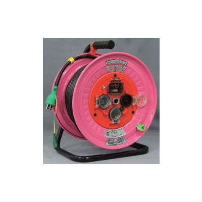 電工ドラム NICHIDO 30m 漏電保護専用 防雨防塵型 NW-EB33 【未使用品】 日動 30m電工ドラム NW-EB33