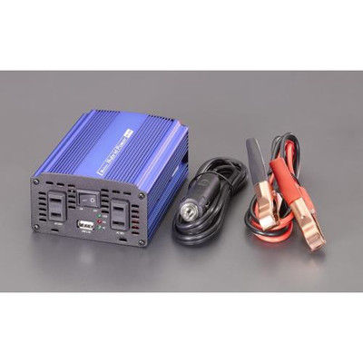 エスコ DC12V→AC100V/300W インバーター EA812JA-4BB 1台（直送品