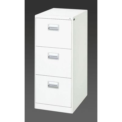 エスコ 455x620x1065mm/3段(B4) キャビネット EA954DC-11A 1台（直送品