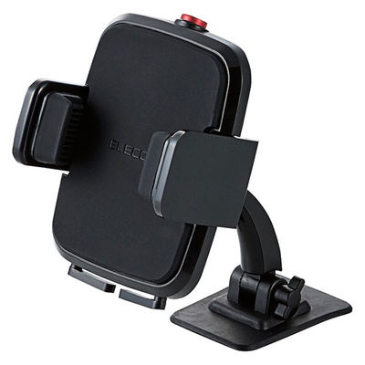エレコム 車載アクセサリー/スマホスタンド/テープ貼付タイプ/ブラック P-CARS01BK 1個（直送品）