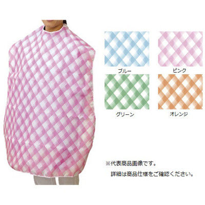 エブノ 食事用エプロン 介護用 (防水タイプ) ブルー 87414201x30 1セット(30枚:1枚×30)（直送品）