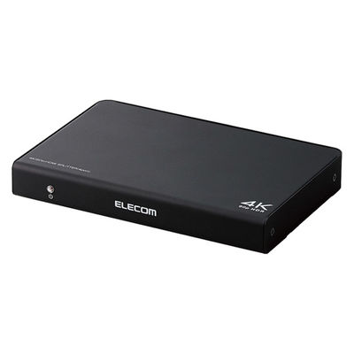 HDMI分配器 4K/60P対応 1入力/4出力 スプリッター VSP-HDP14BK ブラック 1個 エレコム（直送品）