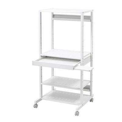 サンワサプライ RoHS10対応キーボードスライダー付きパソコンラック(W650×D610mm) RAC-507 1個（直送品）