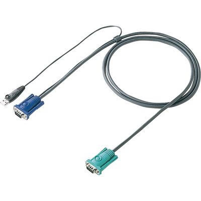 サンワサプライ パソコン自動切替器用ケーブル(1.8m) SW-KLU180N 1個（直送品）